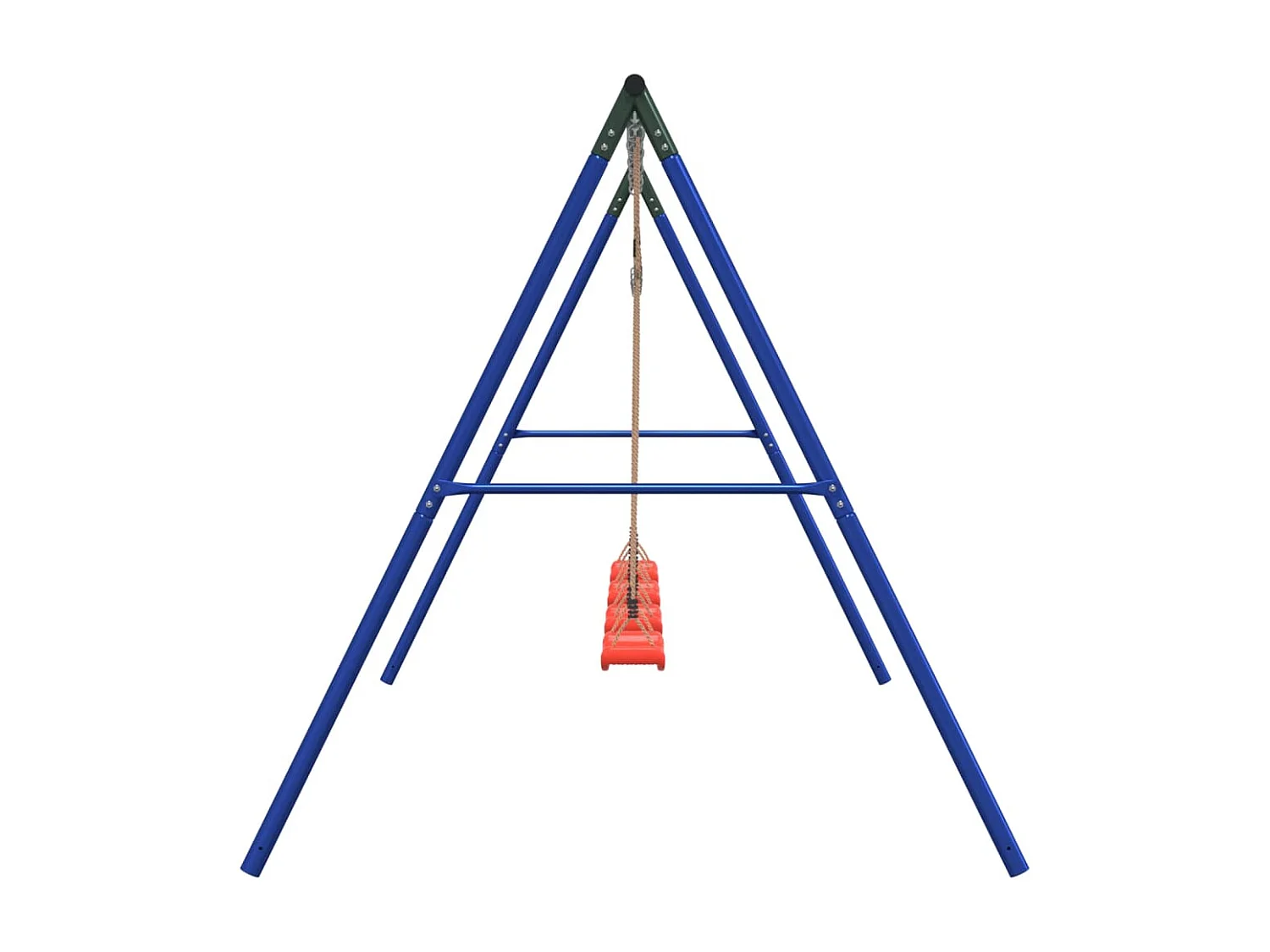 Juego de columpios de exterior con 4 columpios ES597027