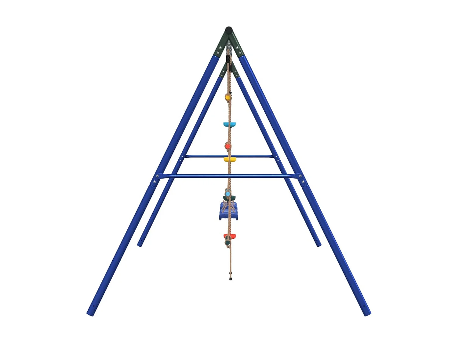 Juego de columpios con columpios, escalera y cuerda de discos ES480923