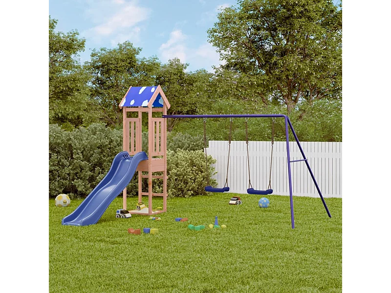 Aire de jeux d'extérieur bois massif de douglas FR12689