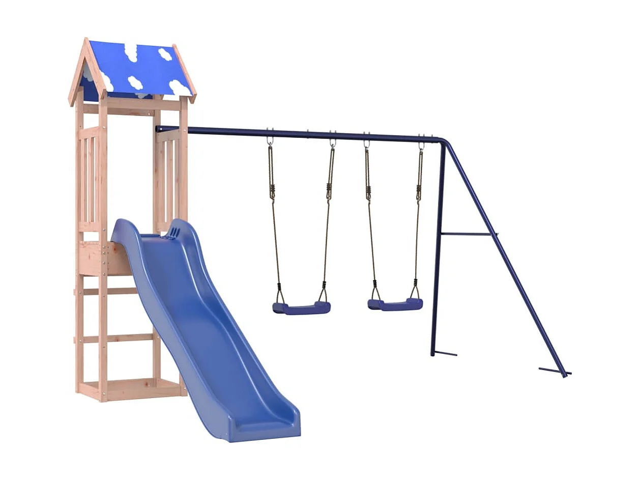 Aire de jeux d'extérieur bois massif de douglas FR12689