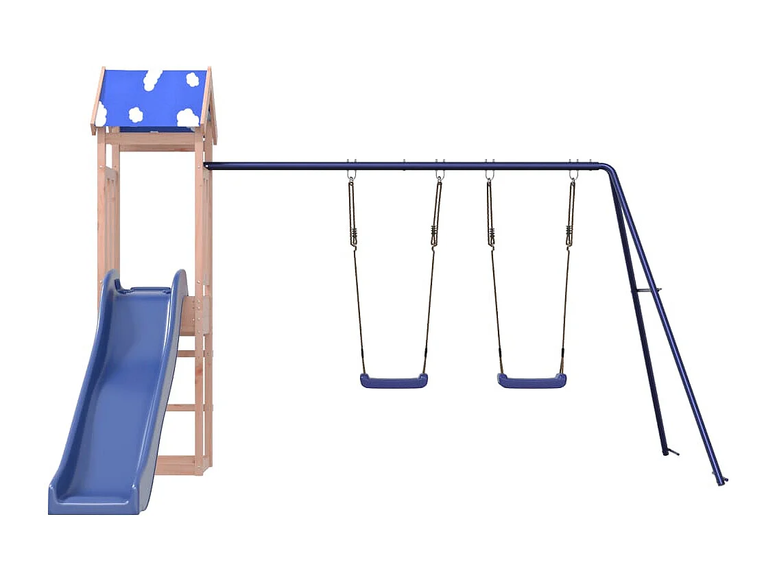 Aire de jeux d'extérieur bois massif de douglas FR12689