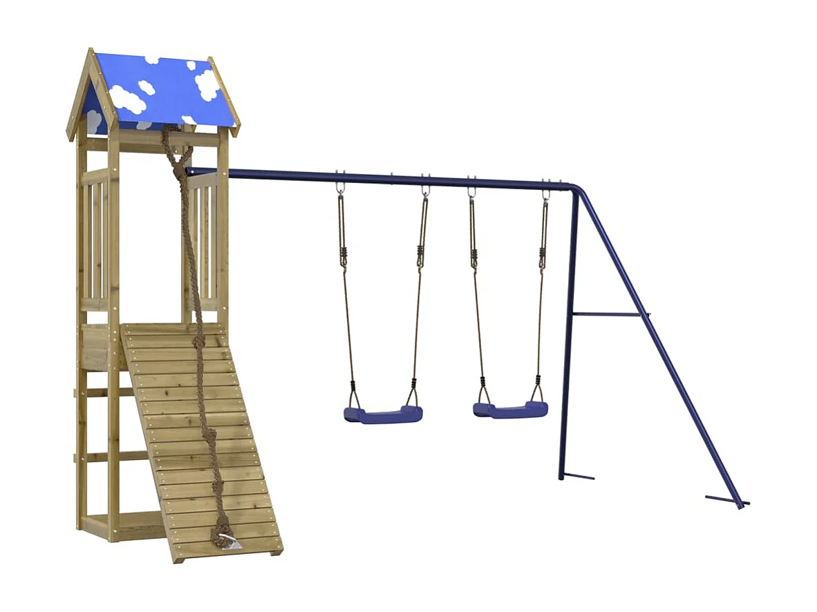 Speelhuis geïmpregneerd grenenhout BE475332