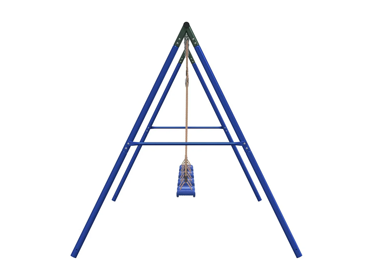 Juego de columpios de exterior con 4 columpios ES597464