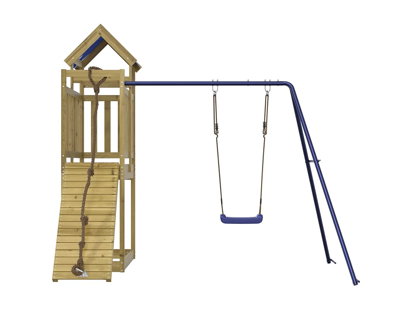 Aire de jeux d'extérieur bois de pin imprégné FR57506