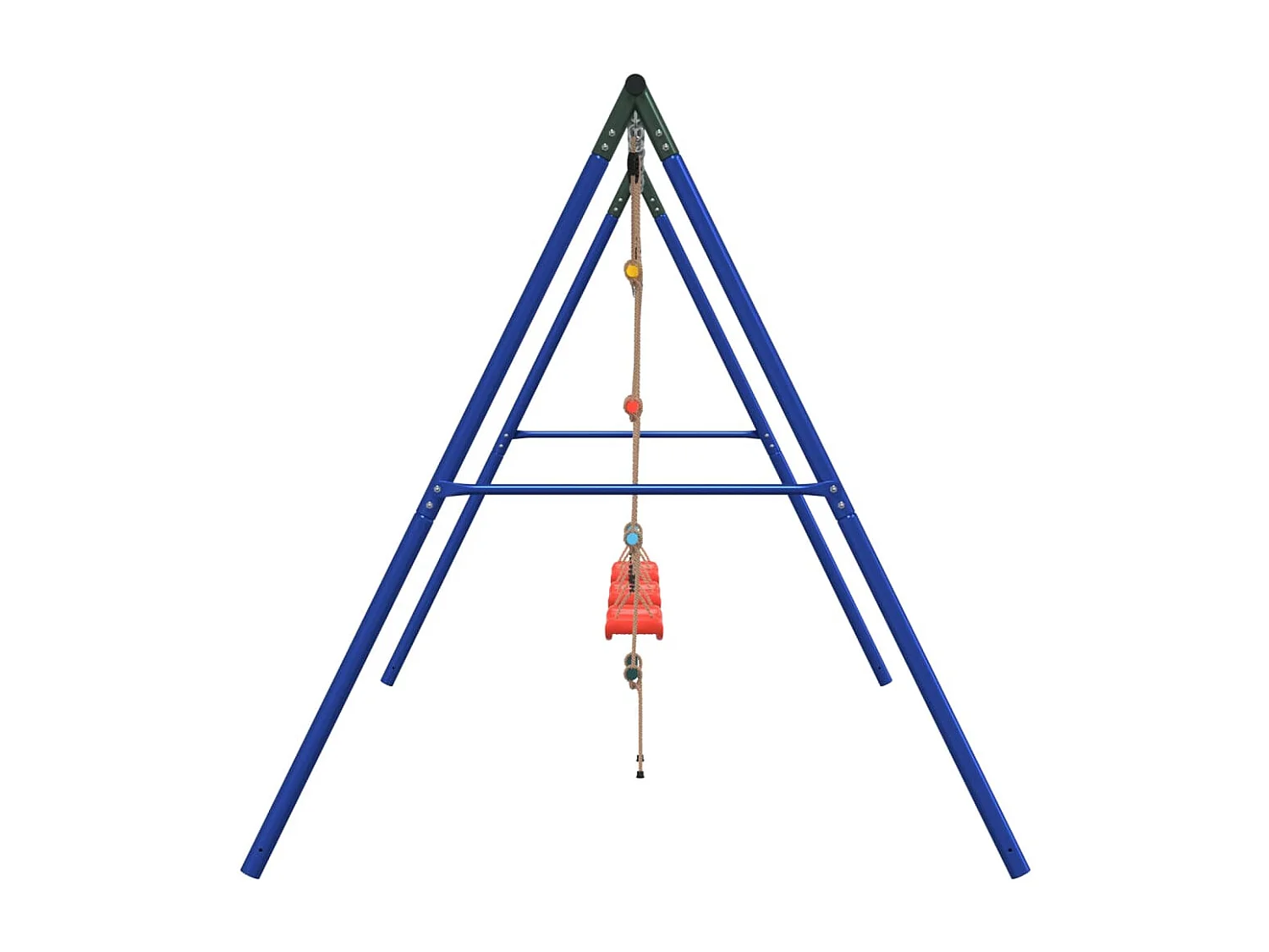 Juego de columpios de exterior con columpios y escalera ES938184