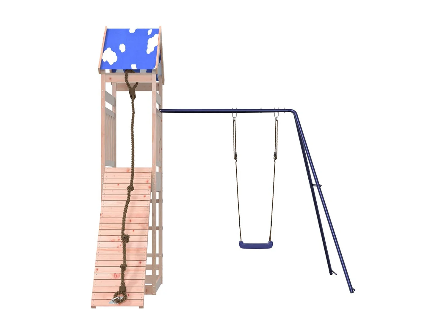 Aire de jeux d'extérieur bois massif de douglas FR56097