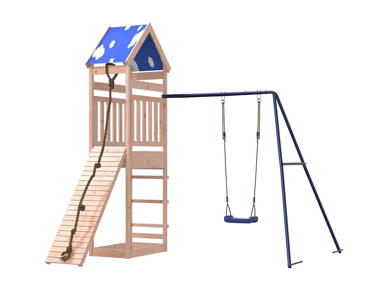 Aire de jeux d'extérieur bois massif de douglas FR56097