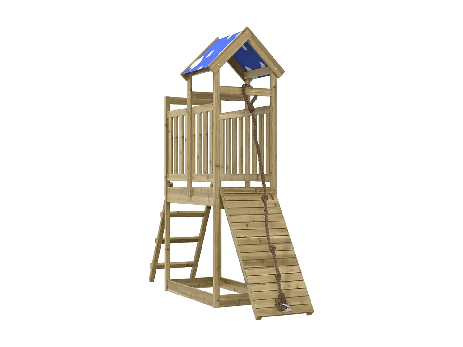 Aire de jeux d'extérieur bois de pin imprégné FR60725