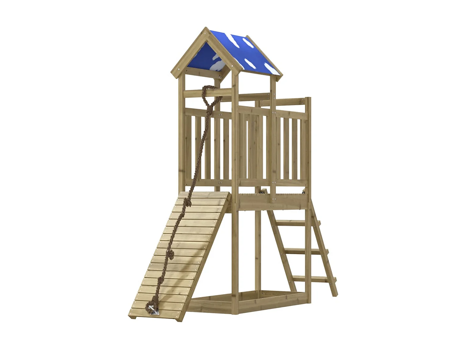 Aire de jeux d'extérieur bois de pin imprégné FR60725