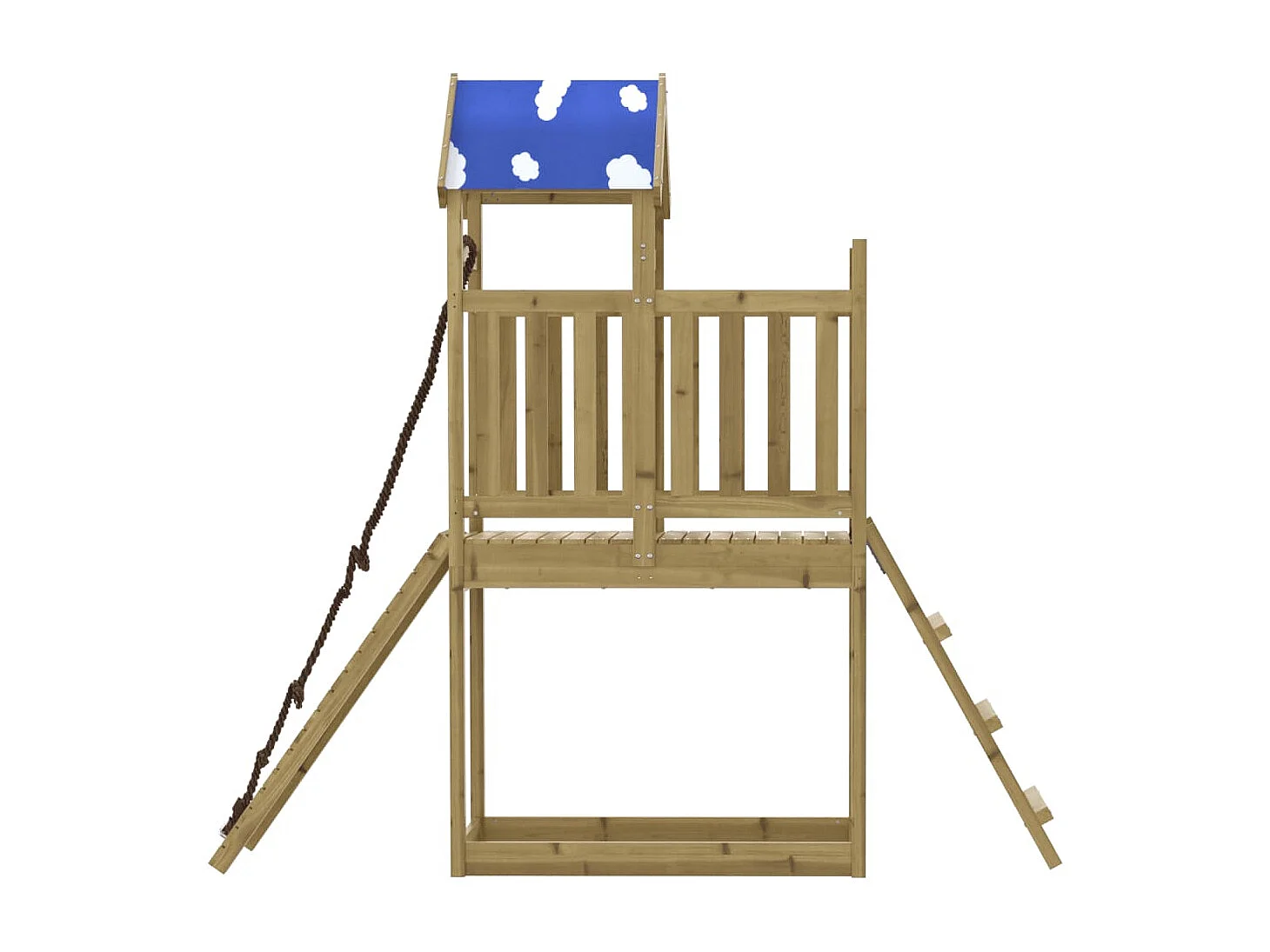 Aire de jeux d'extérieur bois de pin imprégné FR60725