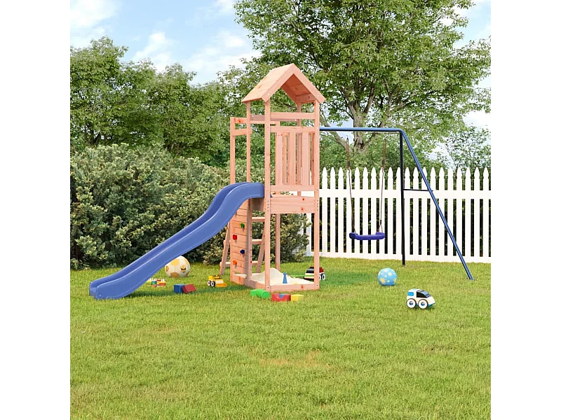 Aire de jeux d'extérieur bois massif de douglas FR51868