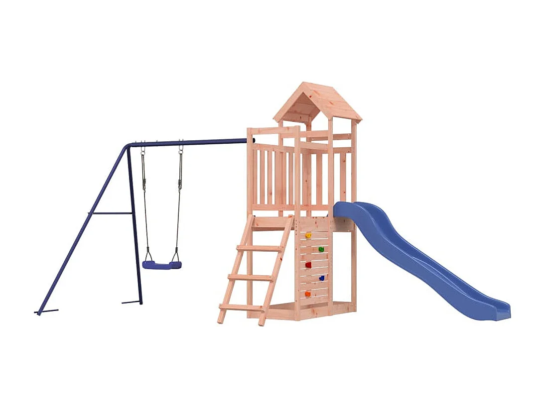 Aire de jeux d'extérieur bois massif de douglas FR51868