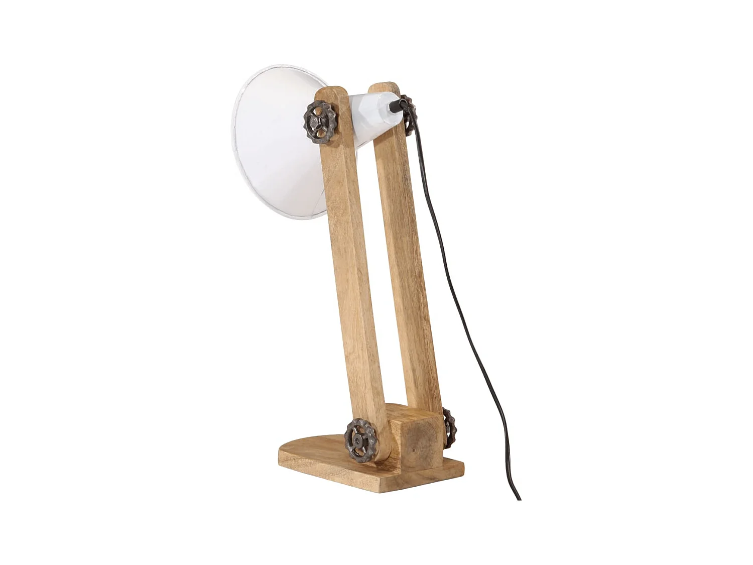 Candeeiro de secretária 25 W 23x13x52 cm E27 branco PT494626