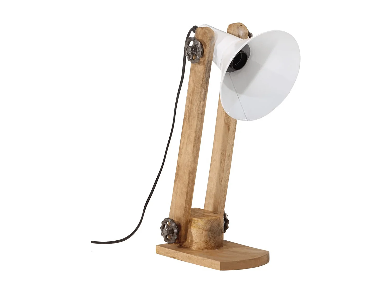 Lampe de bureau 25 W blanc 23x13x52 cm E27 FR734423