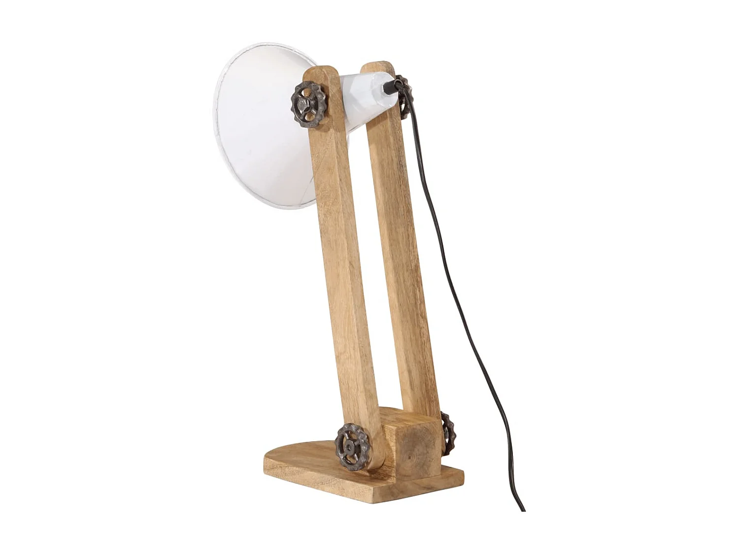 Lampe de bureau 25 W blanc 23x13x52 cm E27 FR734423
