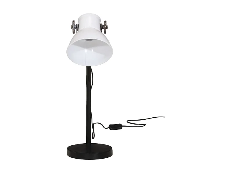 Bureaulamp 25 W E27 17x17x60 cm wit BE120726