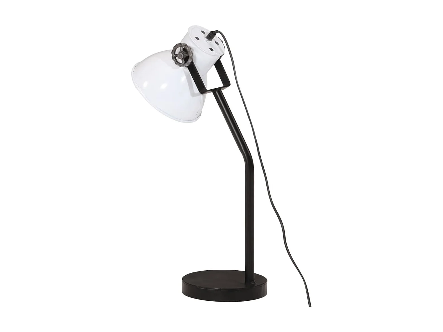 Bureaulamp 25 W E27 17x17x60 cm wit BE120726