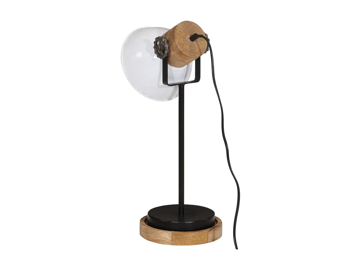 Candeeiro de secretária 25 W 17x17x50 cm E27 branco PT822123