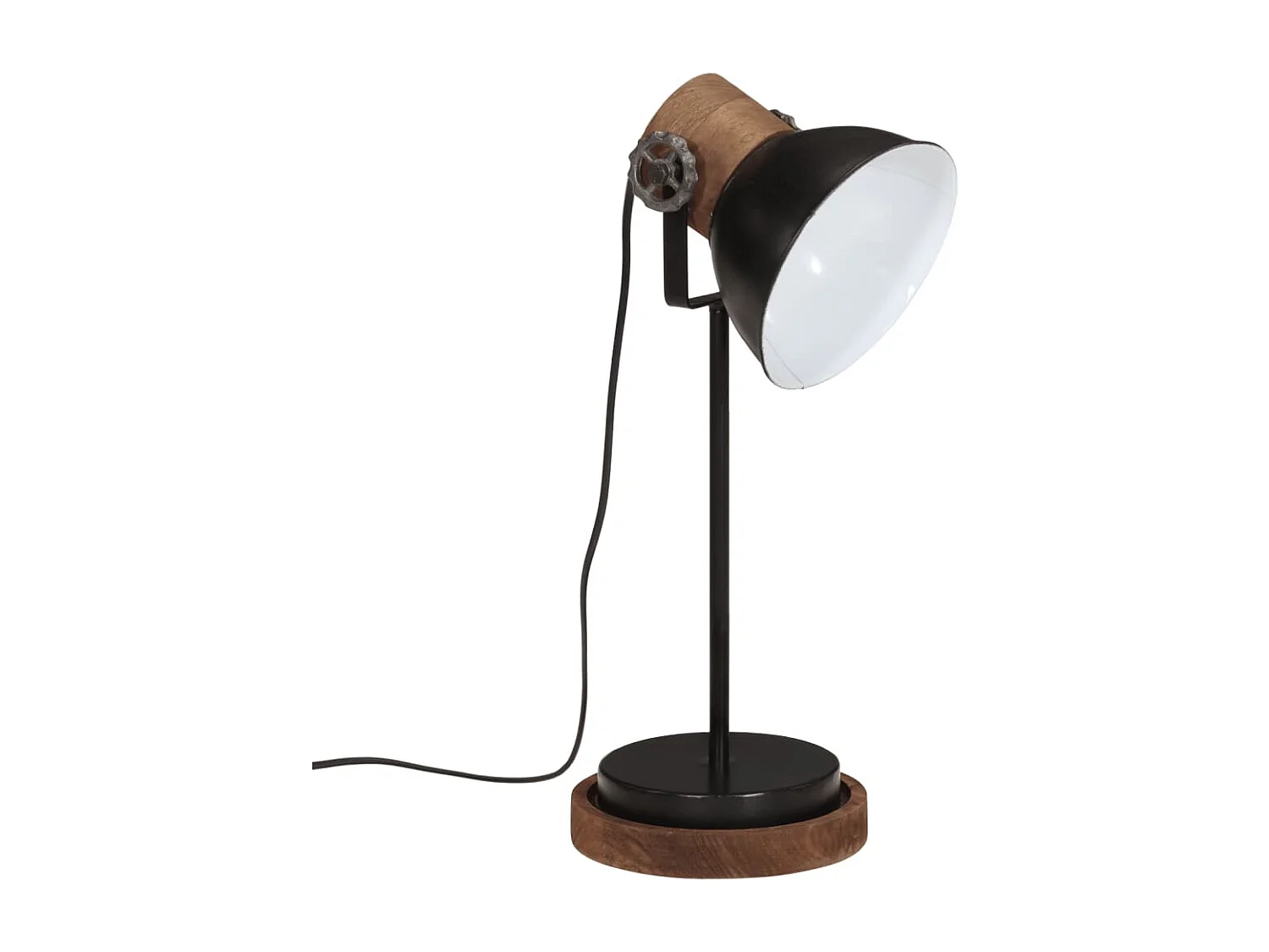 Lampe de bureau 25 W noir 17x17x50 cm E27 FR100050