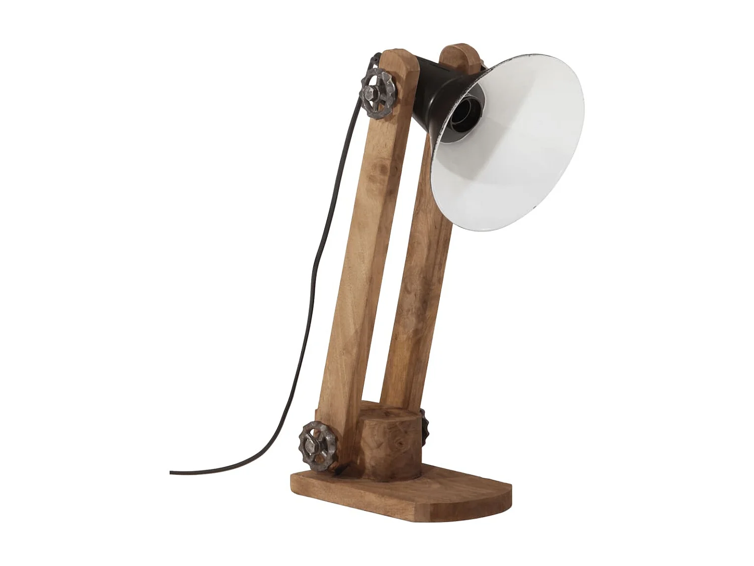 Candeeiro de secretária 25 W 23x13x52 cm E27 preto PT902715