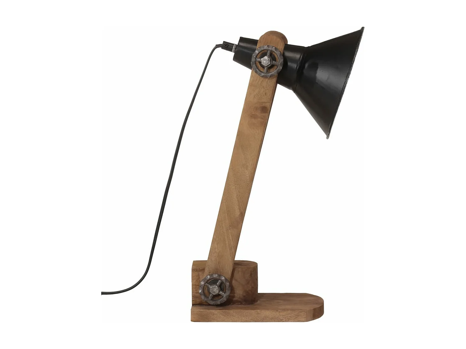 Candeeiro de secretária 25 W 23x13x52 cm E27 preto PT902715