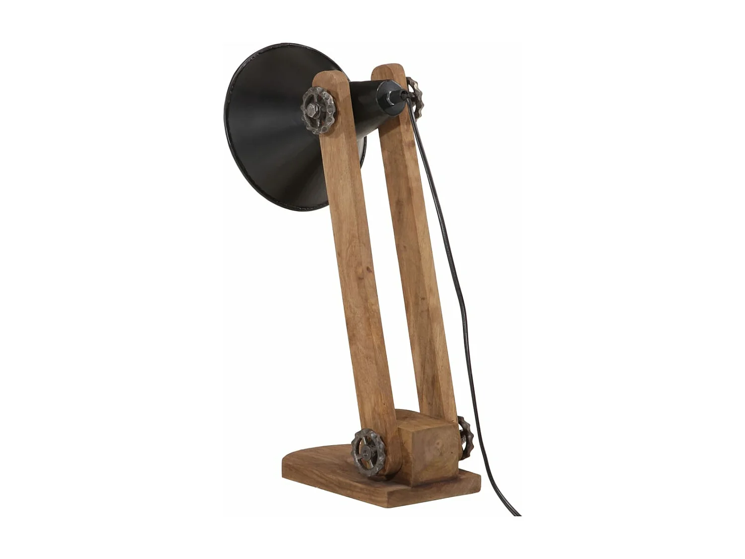 Candeeiro de secretária 25 W 23x13x52 cm E27 preto PT902715