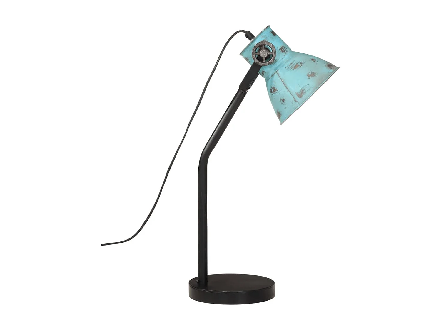 Lampe de bureau 25 W bleu délavé 17x17x60 cm E27 FR319706