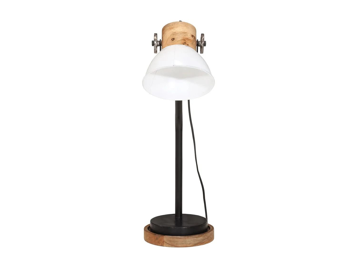 Lampe de bureau 25 W blanc 18x18x60 cm E27 FR919346