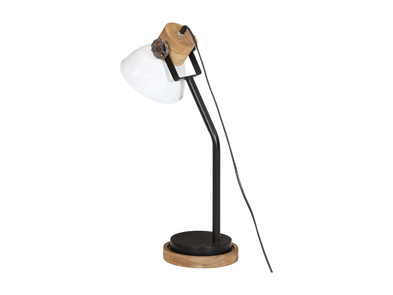 Lampe de bureau 25 W blanc 18x18x60 cm E27 FR919346