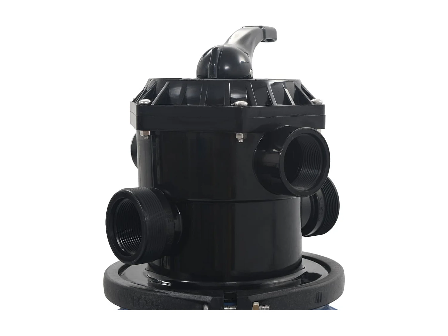 Filtre à sable pour piscine avec vanne 6 positions Bleu 560 mm FR988108