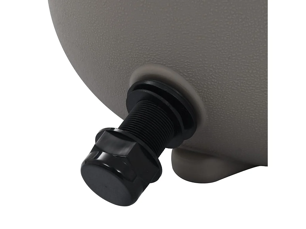 Filtre à sable pour piscine avec vanne 4 positions Gris 350 mm FR884679