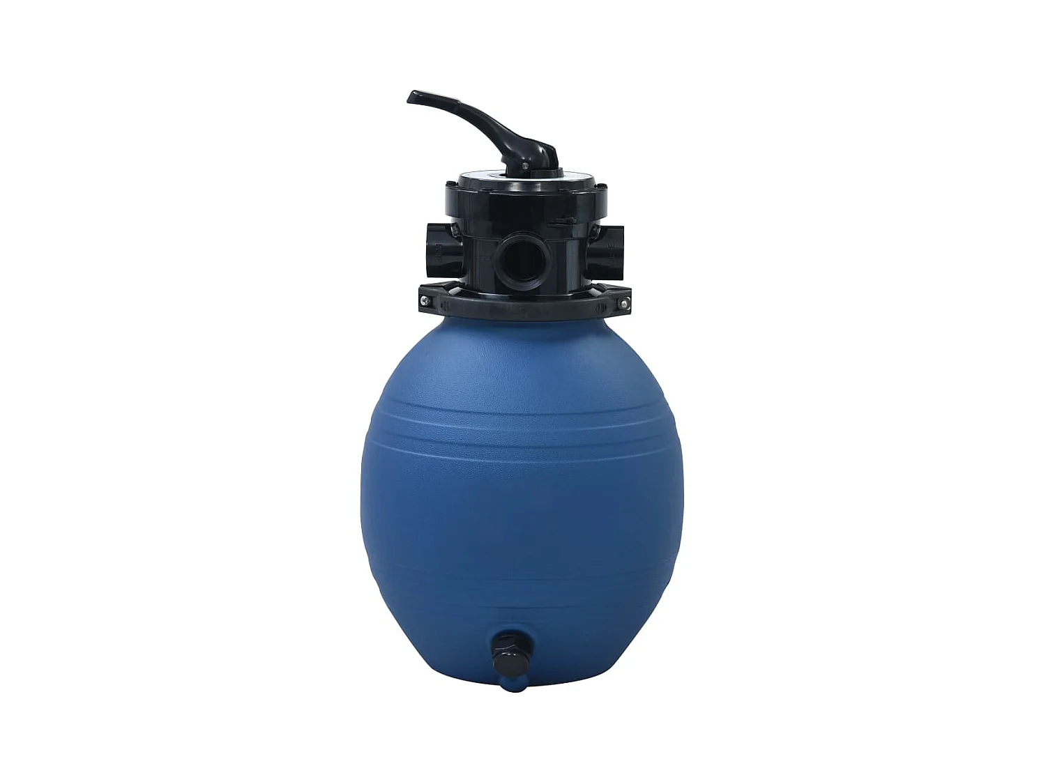 Filtre à sable pour piscine avec vanne 4 positions Bleu 300 mm FR340558