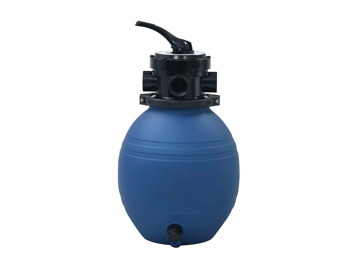 Filtre à sable pour piscine avec vanne 4 positions Bleu 300 mm FR340558