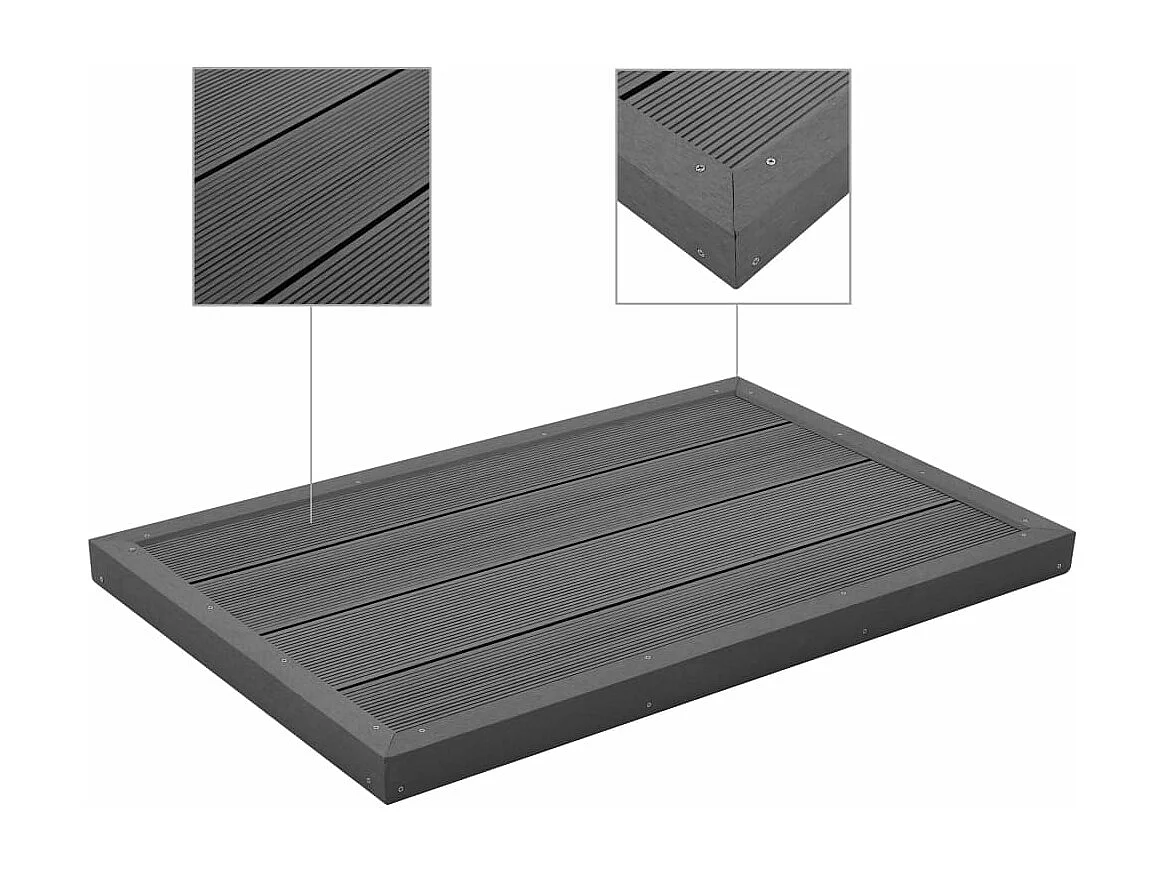 Vloerelement voor solardouche of zwembadladder HKC BE852593