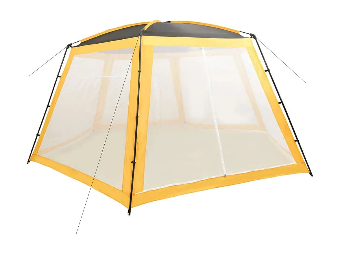 Carpa para piscina de tela amarilla 660x580x250 cm ES575198