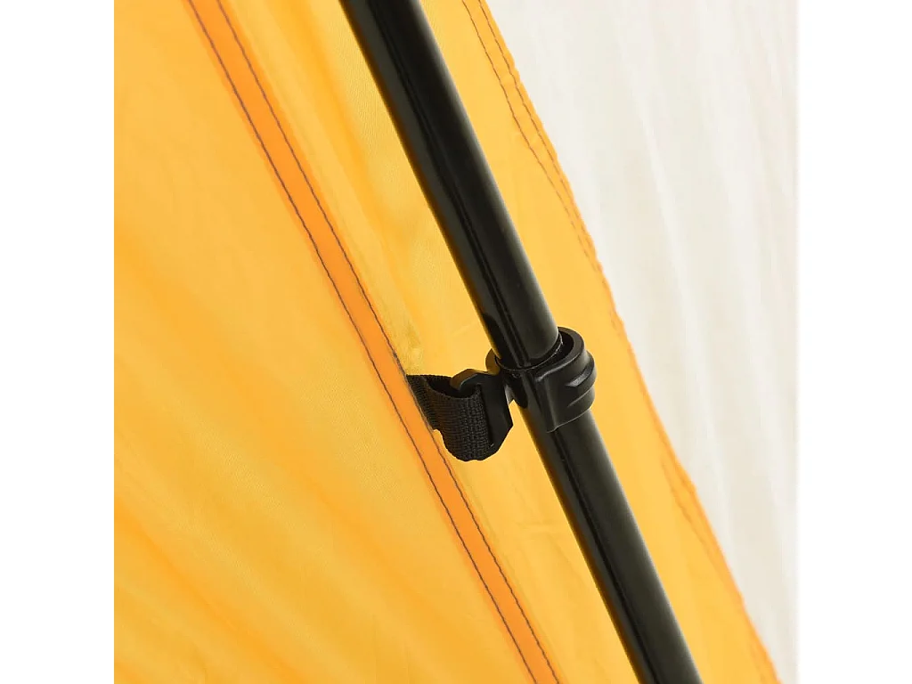 Carpa para piscina de tela amarilla 660x580x250 cm ES575198