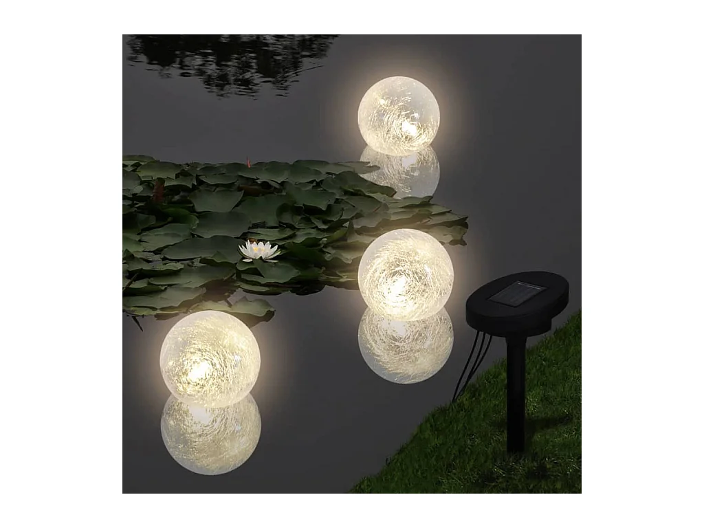 Vijververlichting drijvende bollen LED BE790867