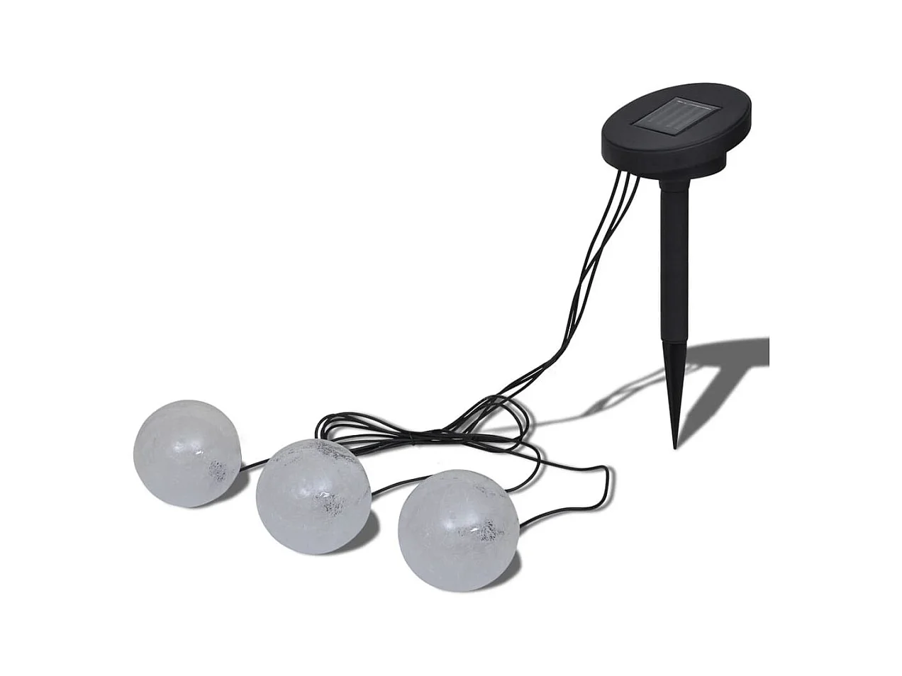 Lámpara solar con 3 LED flotantes en forma de bola para piscina ES865971