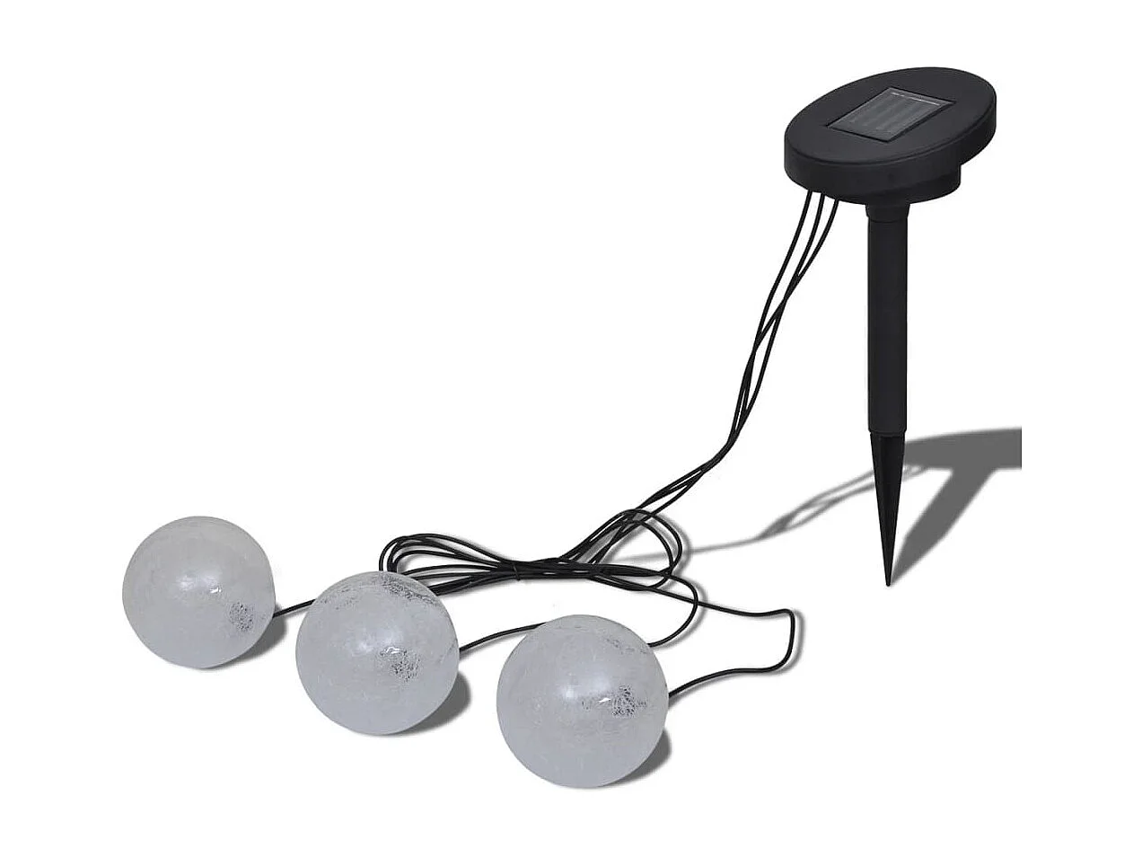 Lámpara solar con 3 LED flotantes en forma de bola para piscina ES865971