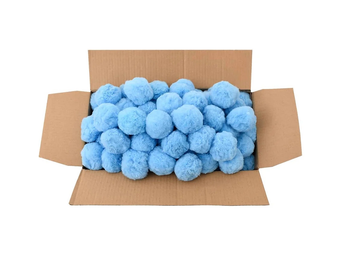 Bolas filtro de piscina antibacterias azul 1400 g polietileno ES704518