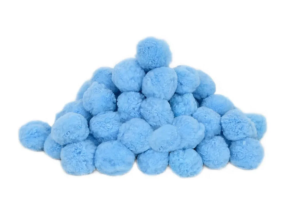 Bolas filtro de piscina antibacterias azul 1400 g polietileno ES704518