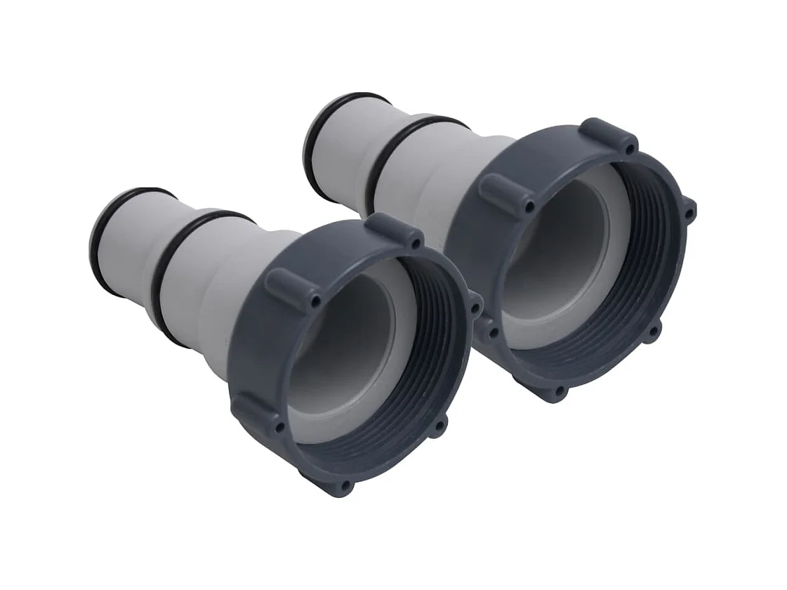 Adaptateurs de tuyau de piscine 2 pcs Plastique FR777553