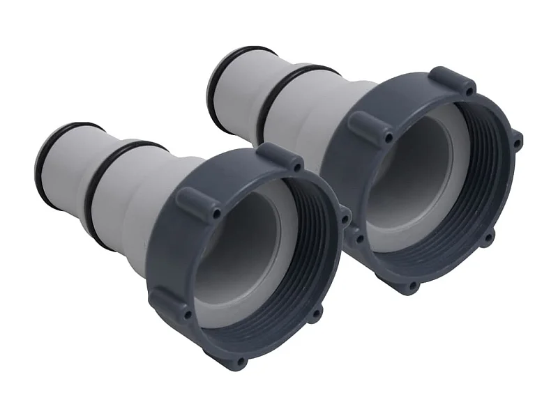 Adaptateurs de tuyau de piscine 2 pcs Plastique FR777553