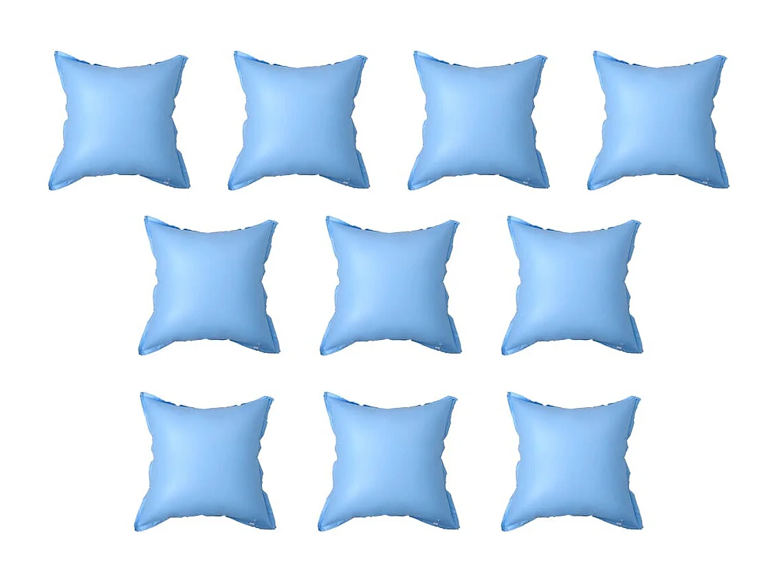 Oreillers gonflables de housse de piscine hors sol 10 pcs PVC FR194092