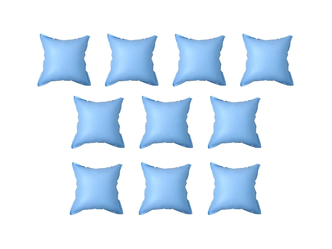 Cojines hinchables para cubiertas de piscinas 10 uds PVC ES784544