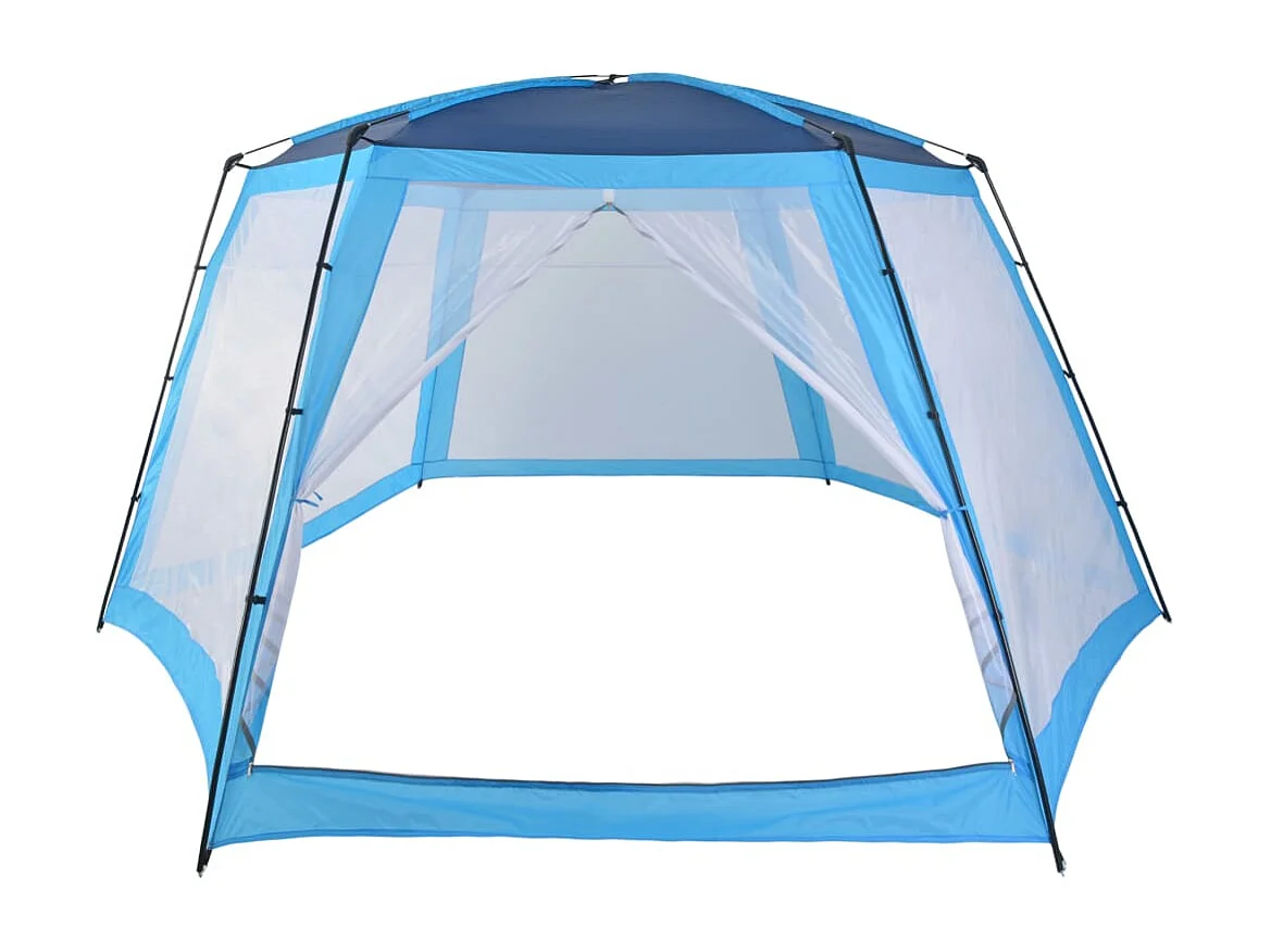 Tente de piscine Tissu 660x580x250 cm Bleu FR153775