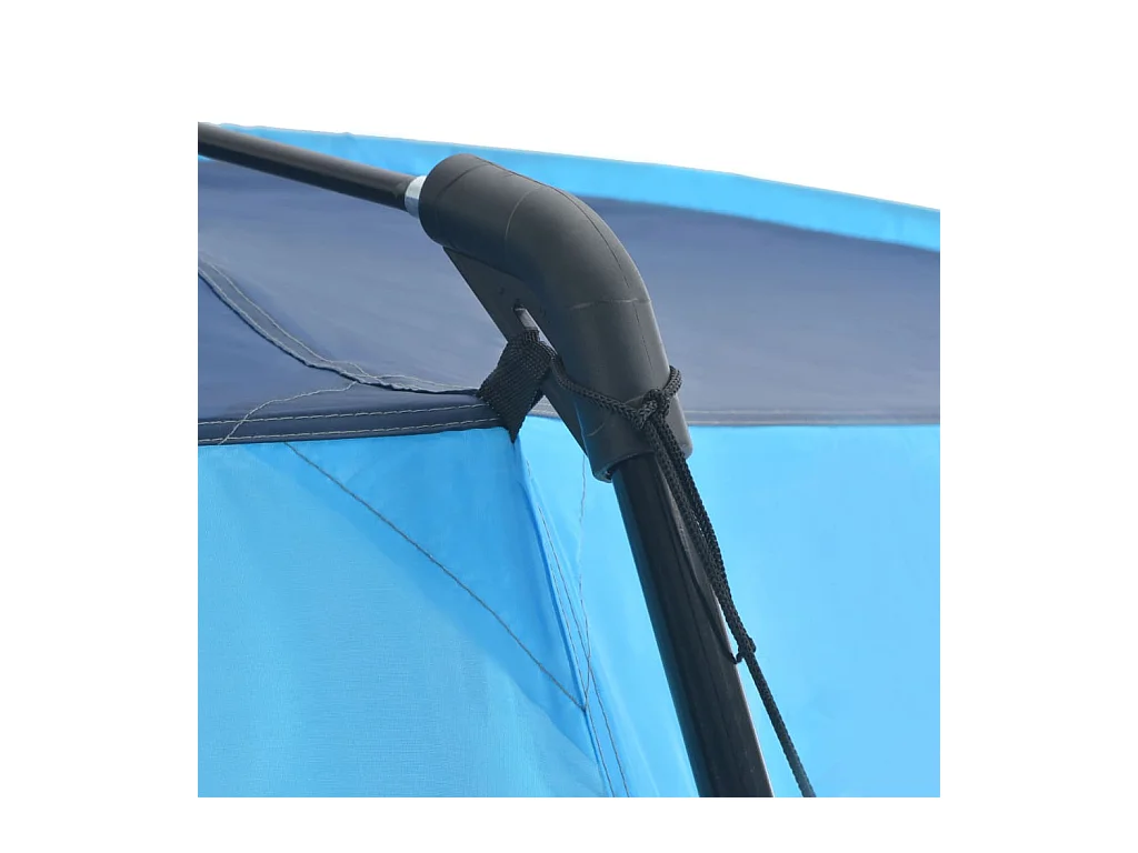 Carpa para piscina de tela azul 660x580x250 cm ES221927