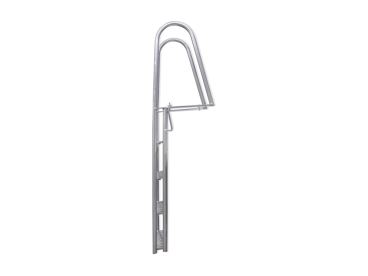 Échelle de piscine/quai à 4 marches Aluminium 167 cm FR668881