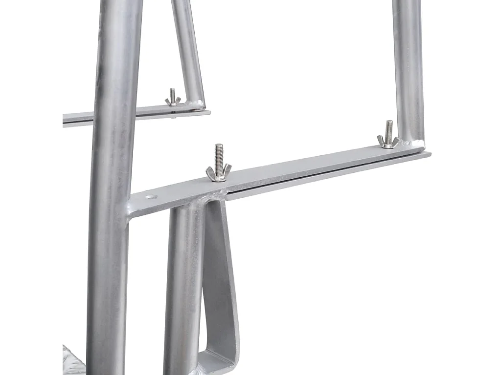 Échelle de piscine/quai à 4 marches Aluminium 167 cm FR668881