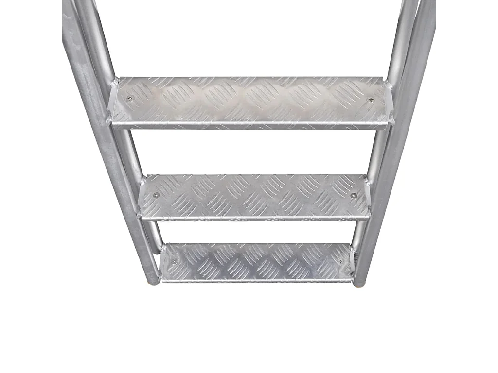 Échelle de piscine/quai à 4 marches Aluminium 167 cm FR668881
